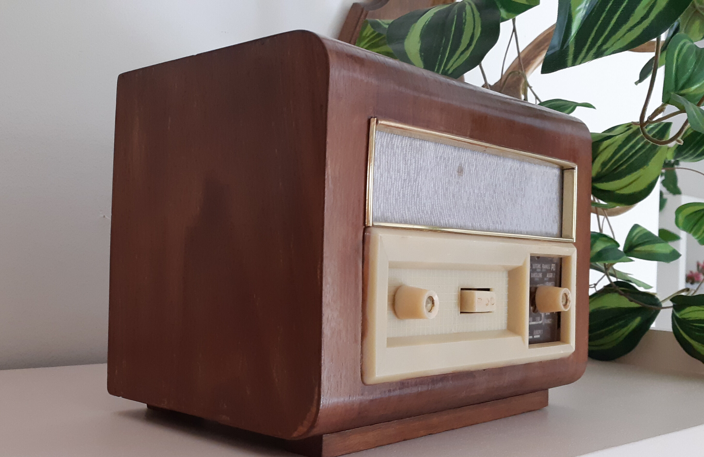 Wooden radio station