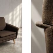 Mid-Century Danish Brown 3-Seater Sofa by Folke Ohlsson for Fritz Hansen