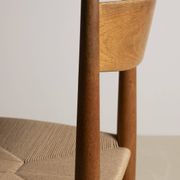 6x Hans J. Wegner Dining Chair CH36 in Oak, 1970s Denmark