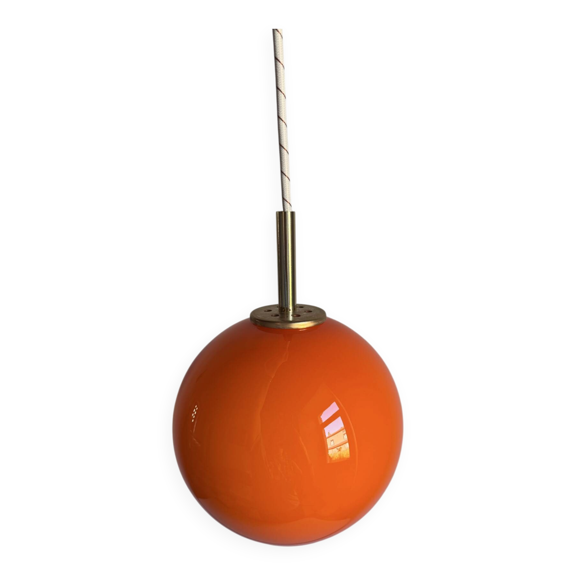 Suspension globe orange