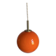 Suspension globe orange