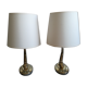 Pair of brass bedside lamp 50s