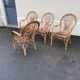 Set of wicker armchairs