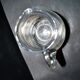 Antique Louis XVI ribbon basket carafe pitcher acid etching pantogravure