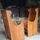 Pair of rustic armchairs