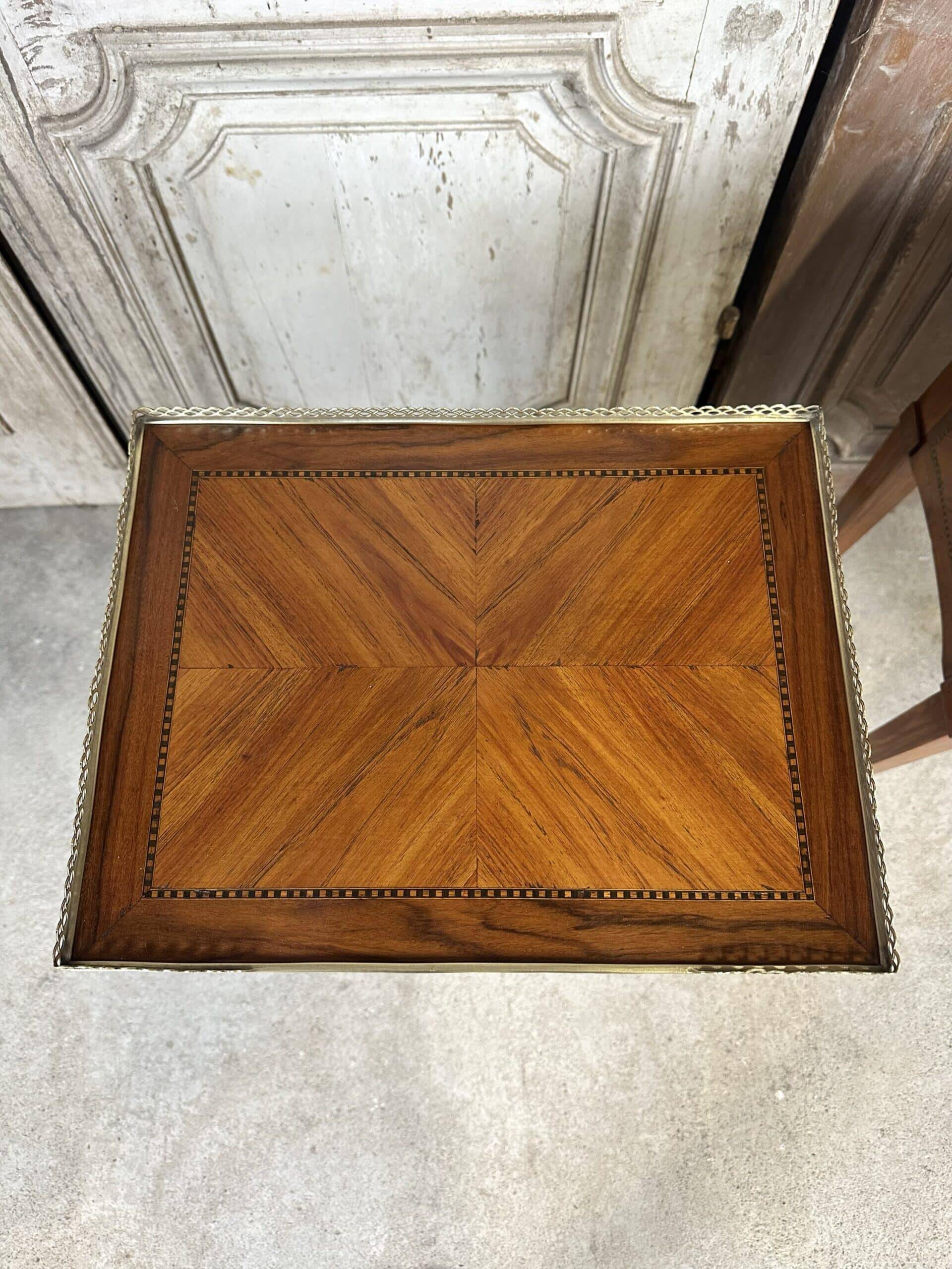 Pair of bedside tables in Louis XVI style circa 1960-70