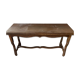 Wooden bench