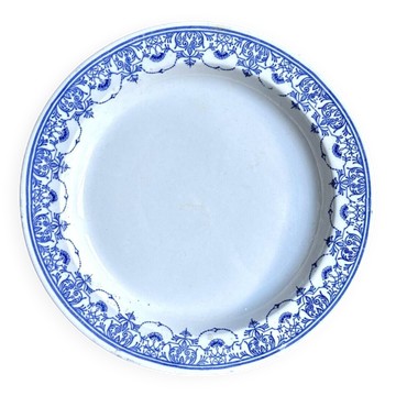 Round iron clay dish, “Drouot” service