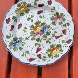 Assiette ancienne fleurie TIALY