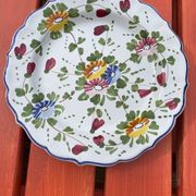 Old floral plate TIALY