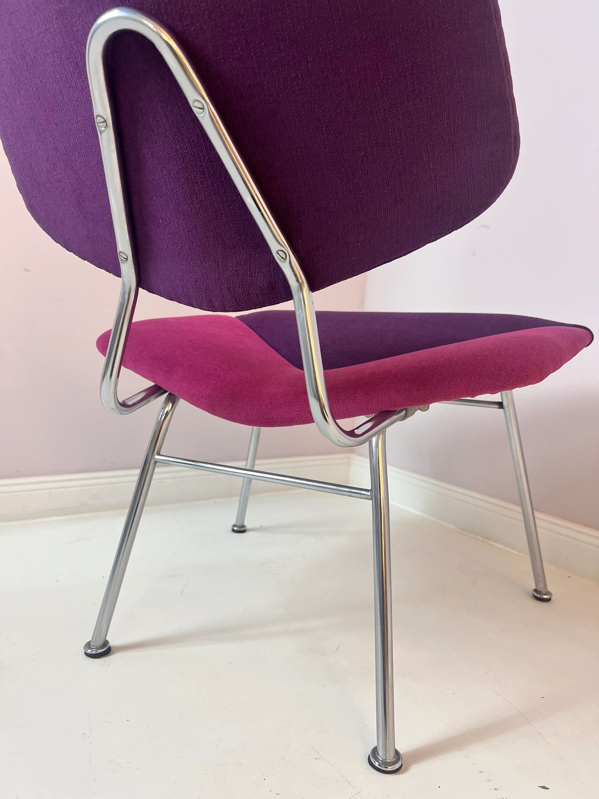 Vermund VL 135 armchair purple pink chrome