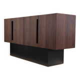 Handcrafted italian brutalist sideboard