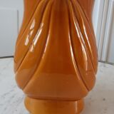 Ceramic pitcher signed Poët Laval Turban 70s