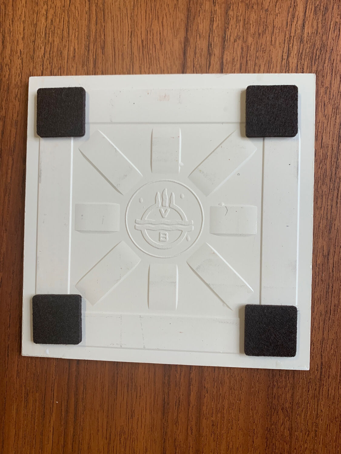 Villeroy & Boch trivet 1970 - blue flower