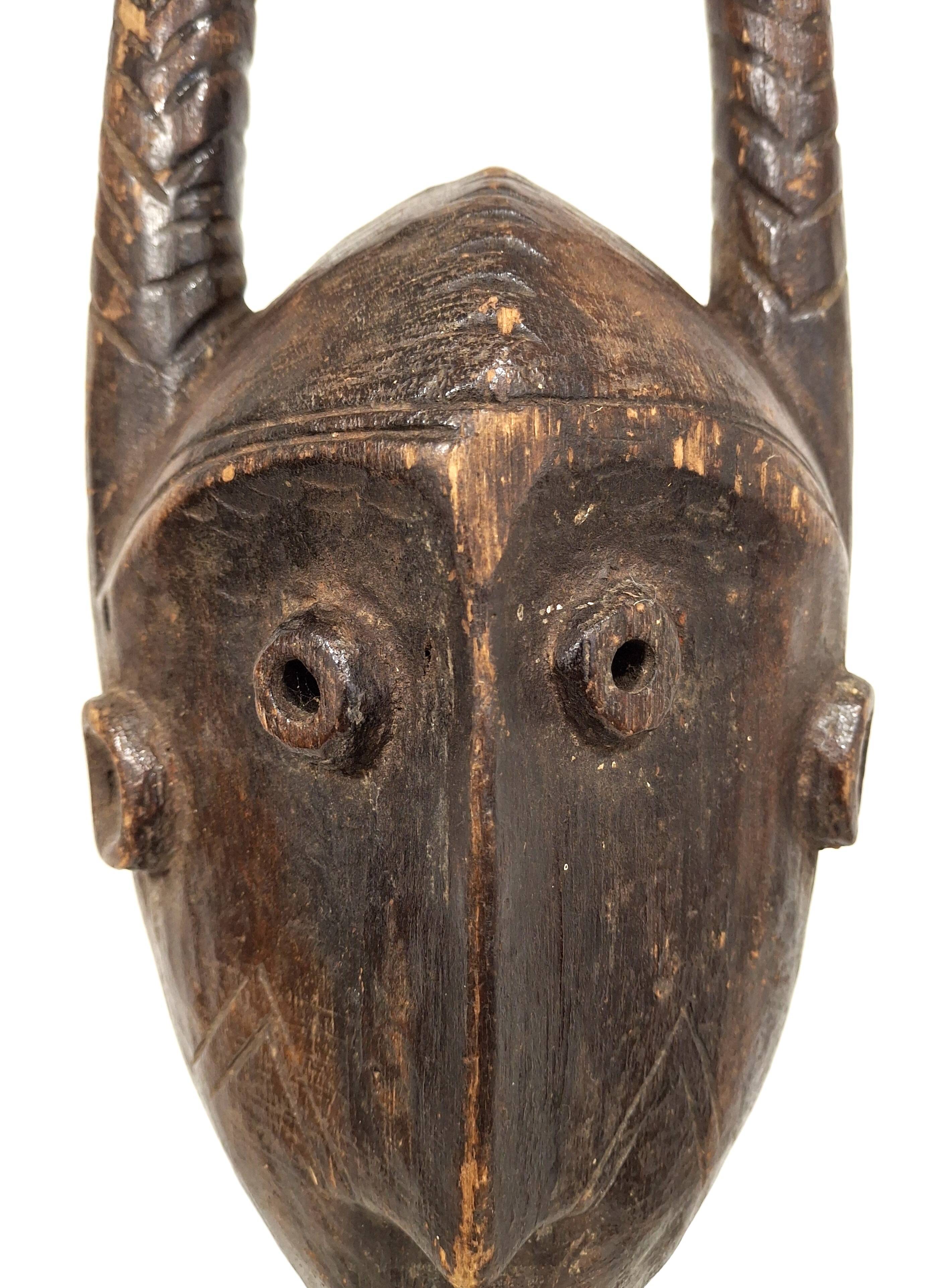 Masque Katanda - Tribu Lega, RD Congo - Milieu du 20e siècle