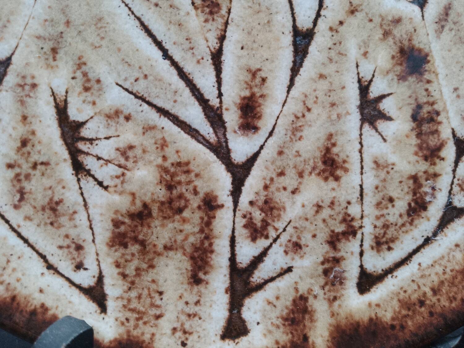 Sandstone plate from Vallauris the old mill Robert Pérot, Malarmey