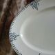 Oval plate in ironstone