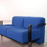 Dutch Design Artifort Sky Blue ‘Transformation’ Two-Seat Sofa Model 952 by