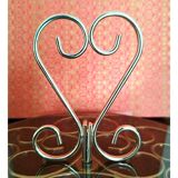 Orfèvrerie De Chambly France vintage Smoke Glass Inox Cheese Platter