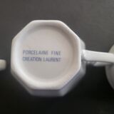 Set of 6 coffee cups in porcelain