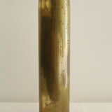 Brass shell casing vase