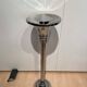 Art Deco Standing Ashtray in Polished and Chromed Metal, Switzerland, 1930