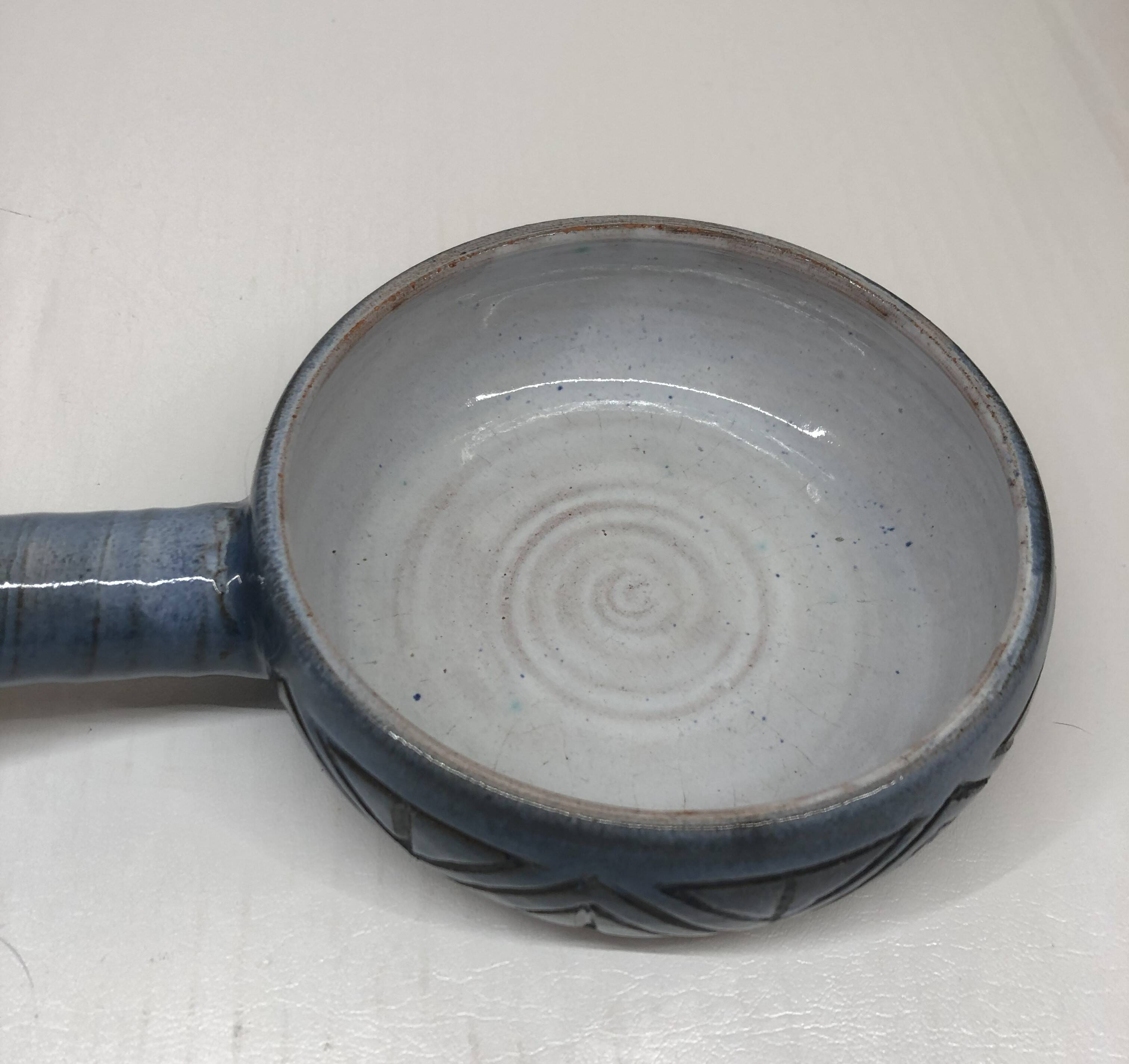 Scandinavian ceramic fondue pot