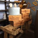 Zinc washtub metal basin