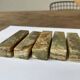 Set of 9 cutlery holders in Jade