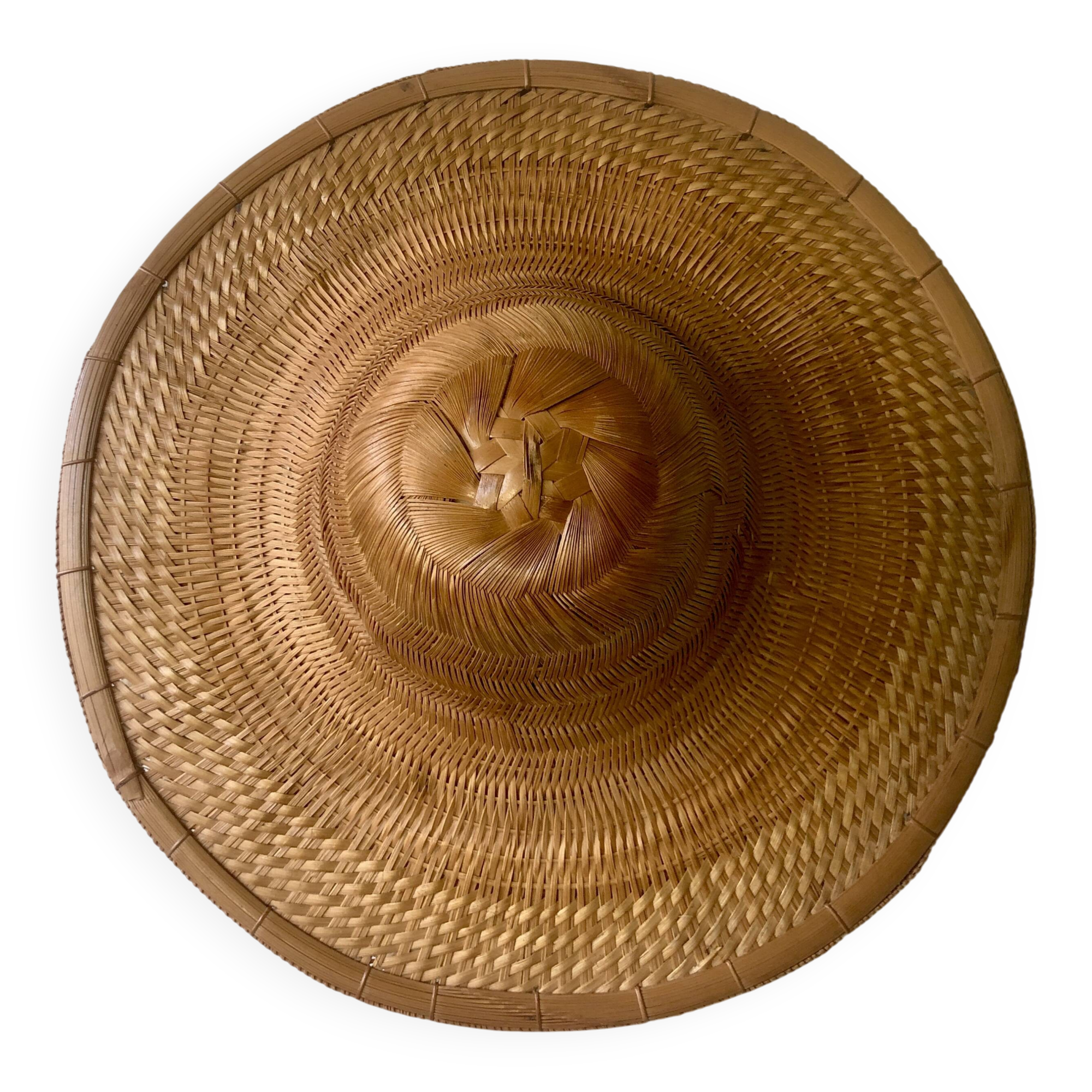 Decorative rattan hat