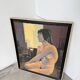 Oil painting of a naked woman