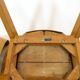 Set of 4 barrel chairs, wooden base, Pierre Guariche, Steiner, 1950s.