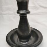 Grand bougeoir, vase . céramique signée jean marais