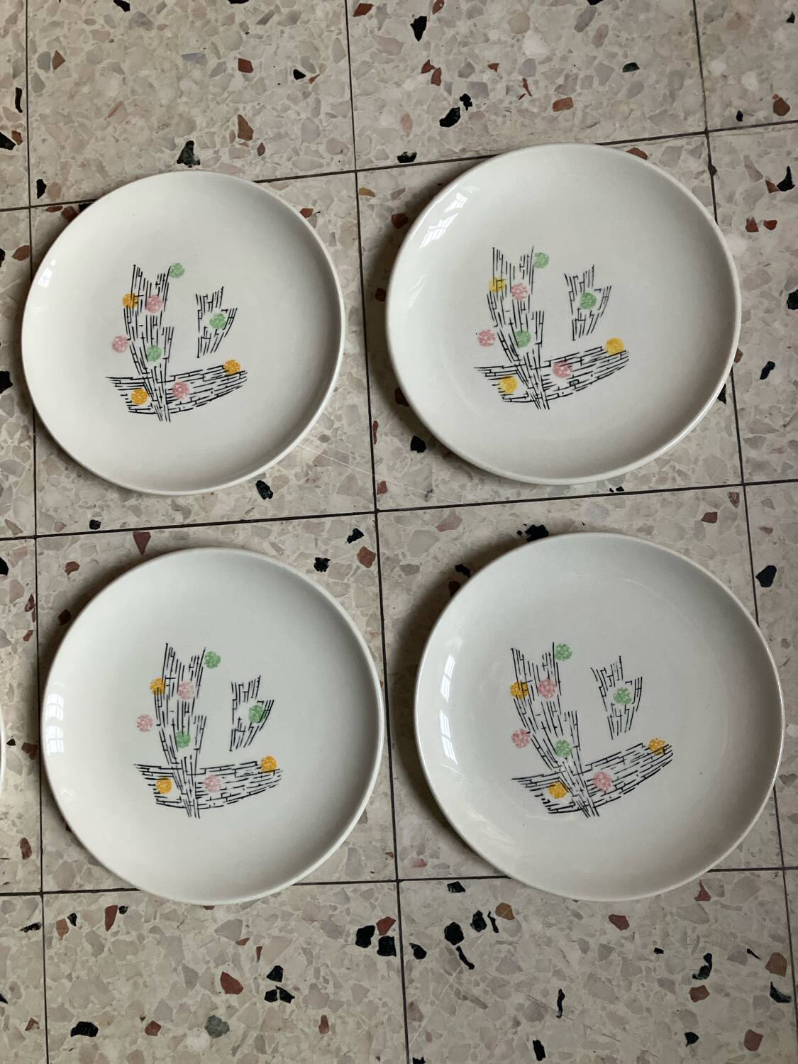 6 dessert plates