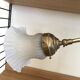 Lamp art nouveau lampshade tulip white
