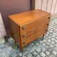 Commode scandinave Mid-Century Modern en bois 1950 3 tiroirs