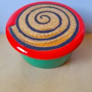 Ceramic sugar bowl Émaux de Longwy