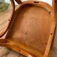 Chaise bistrot Baumann en bois de hêtre clair N°12 années 50
