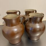 Lot of French stoneware jugs
