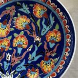 Kuthaya Decorative Plate Turkish Ceramic Handmade Diameter 23 cm
