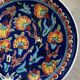 Kuthaya Decorative Plate Turkish Ceramic Handmade Diameter 23 cm