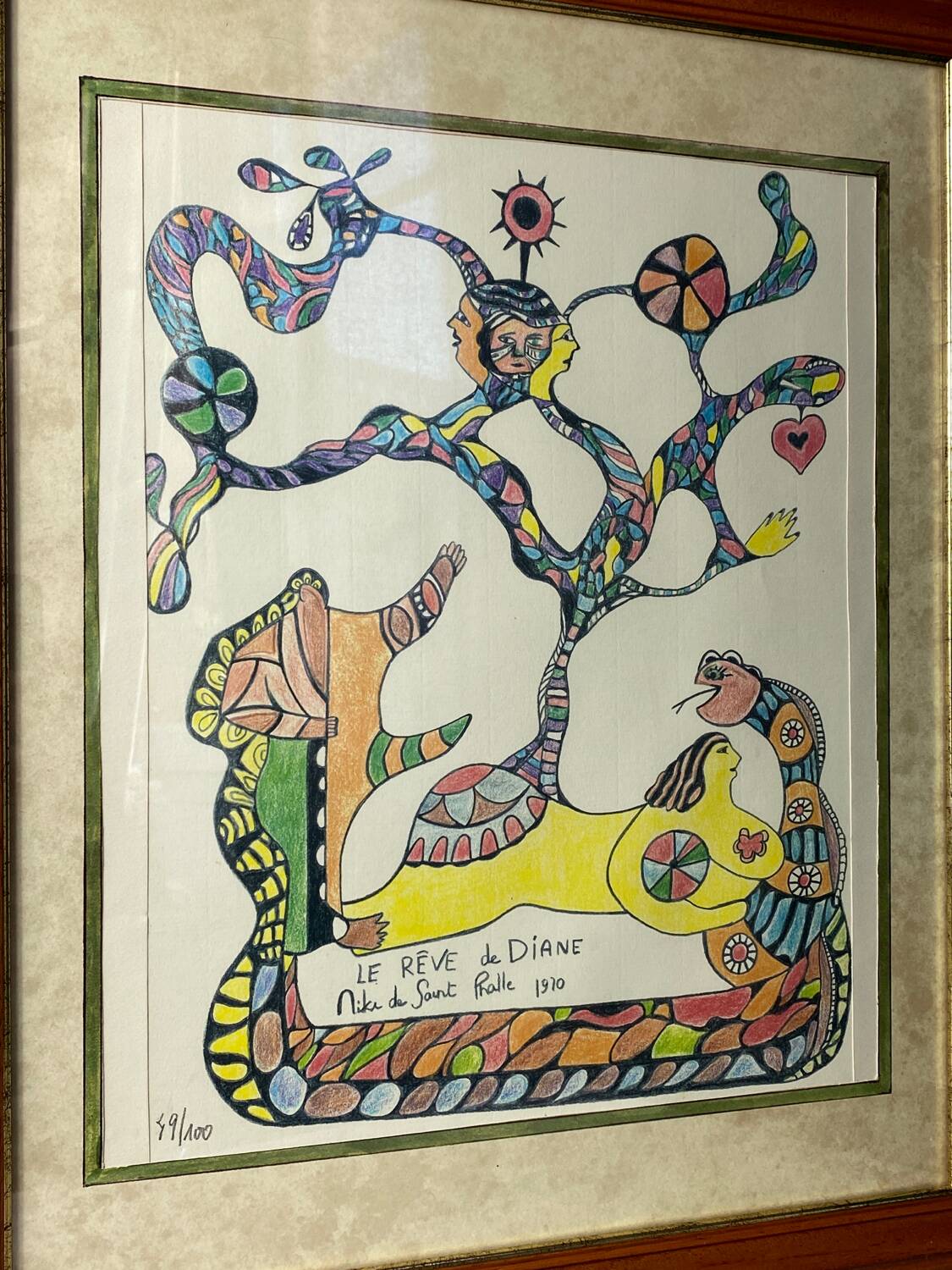 Lithograph, Diana's Dream, Niki de Saint Phalle