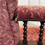 19th century English mahogany bench