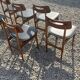 Set de 6 chaises scandinave en teck