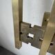 Pair of Regency brass wall lights in Italy