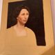 Woman wearing oil