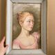 Portrait, oil on cardboard