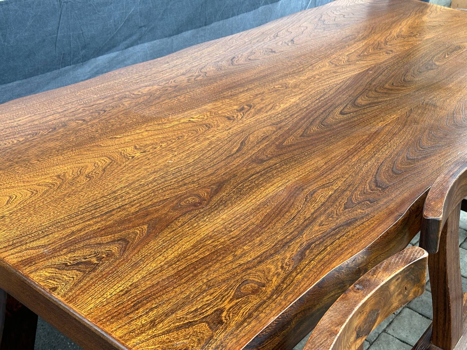 Aranjou table and chairs set 1980