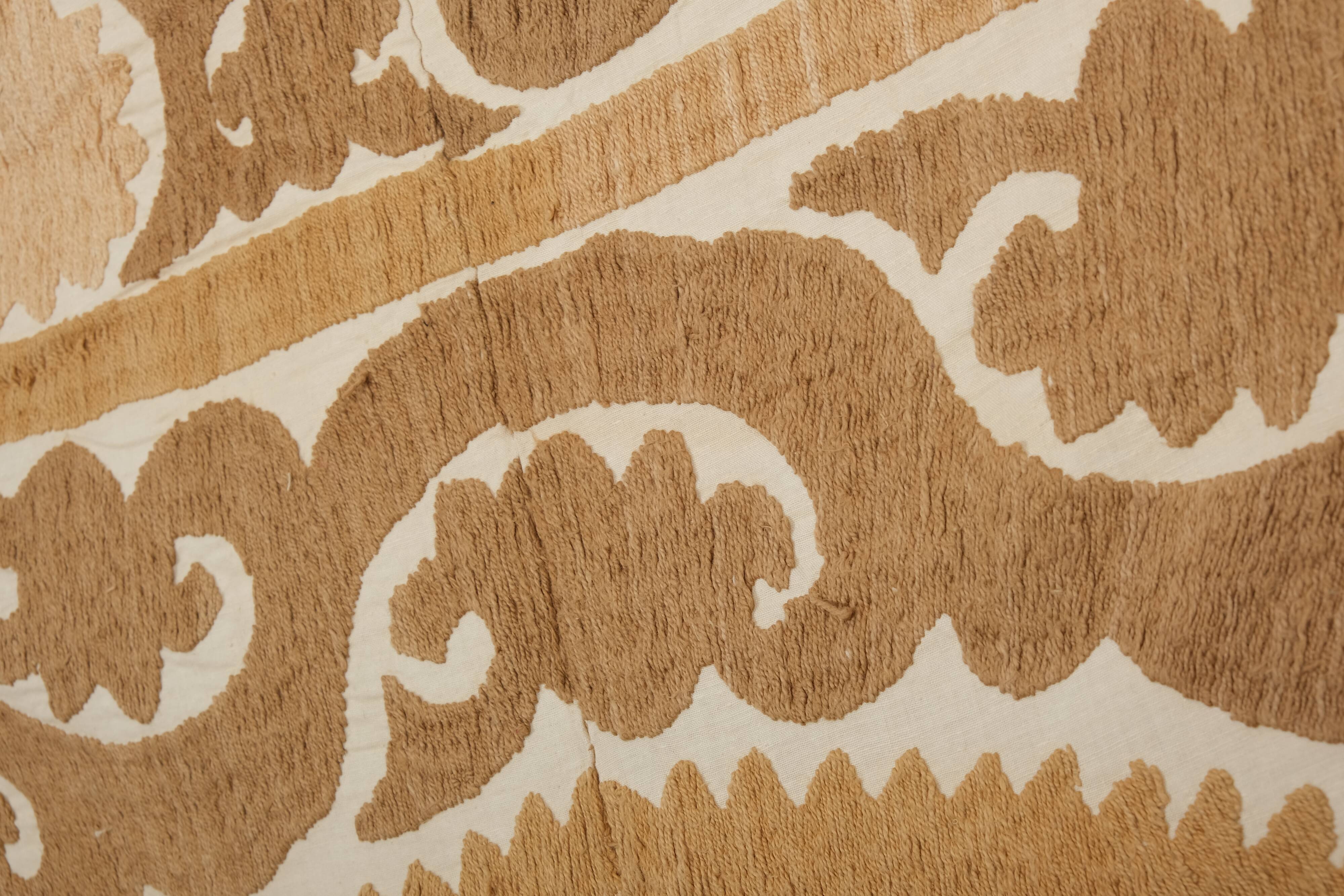 Hand-knotted rug Turkish vintage 127x136 cm