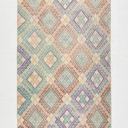 3x9 Soft Pastel Kilim Runner Rug, 81x286Cm